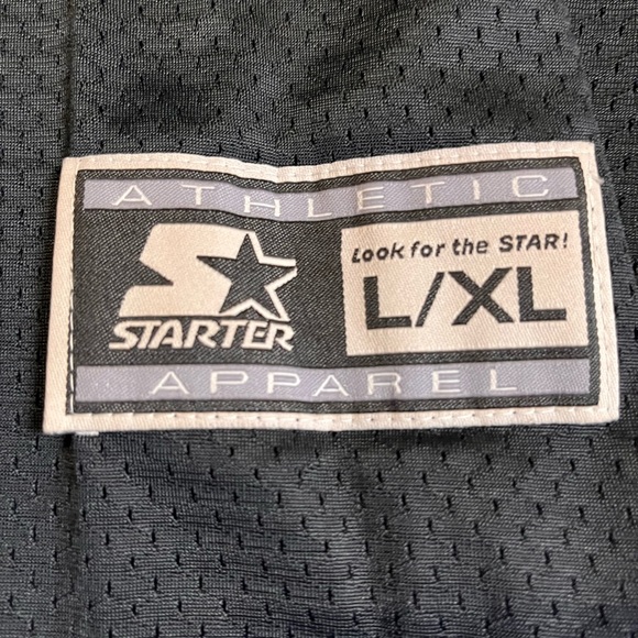 Vintage Carolina Panthers Kerry Collins #12 Starter Jersey Size Large /X-Large - Picture 4 of 5